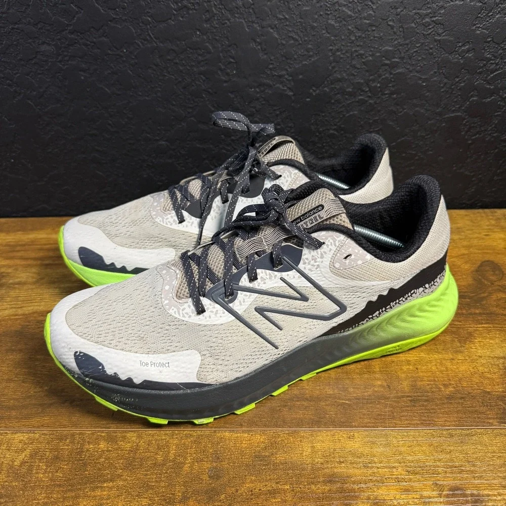New Balance Dynasoft Nitrel v5 MTNTRLH5 Grey Green Mesh‎ Trail Runner Mens 14